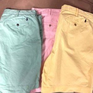POLO Ralph Lauren - Men's Cotton Shorts Sz, 42, 9in length - $18 EACH